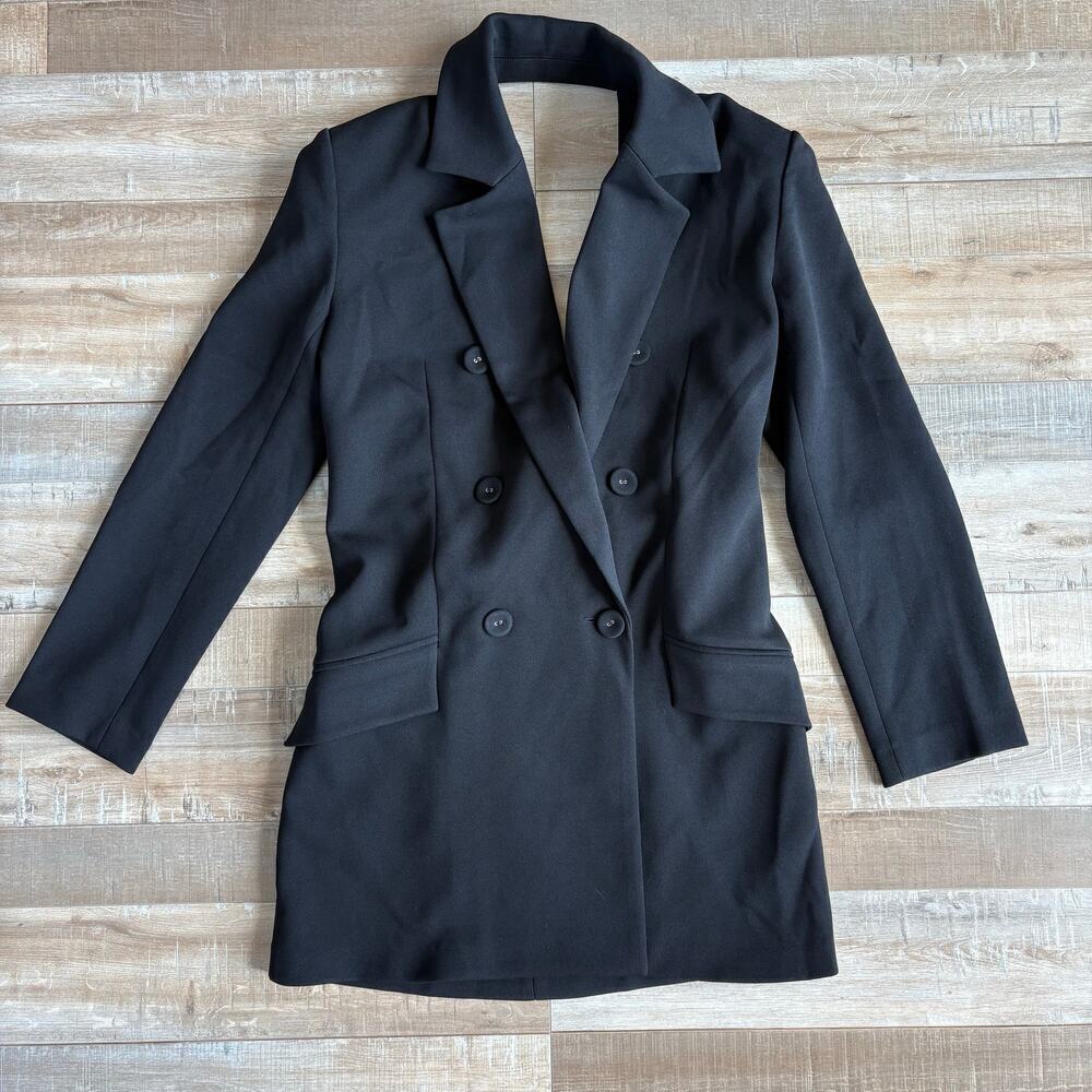 Misha Perle Black Blazer Dress Size M - Picture 3 of 8